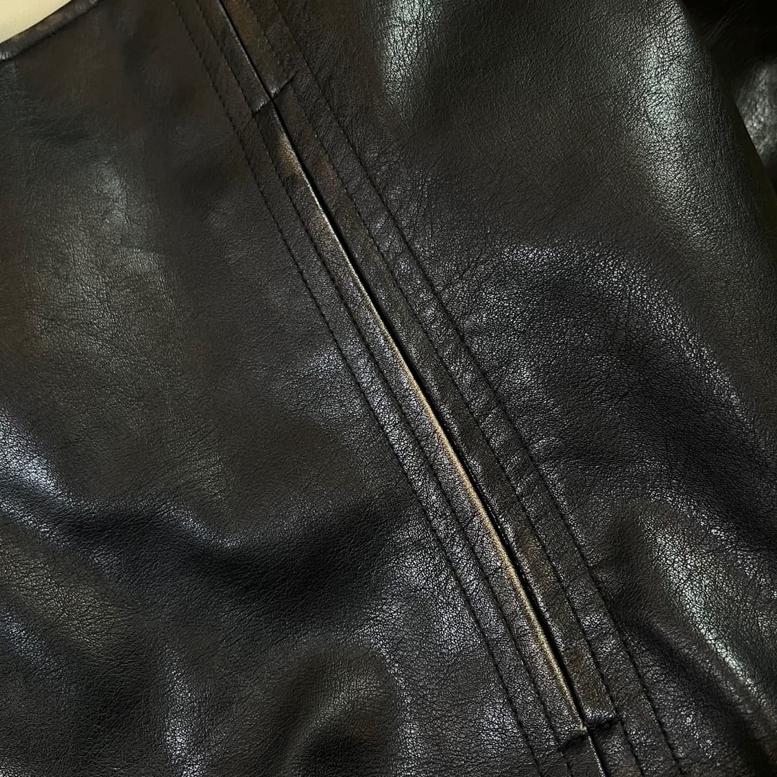 라퍼지 스토어 버프가죽 봄버 자켓 상품이미지4