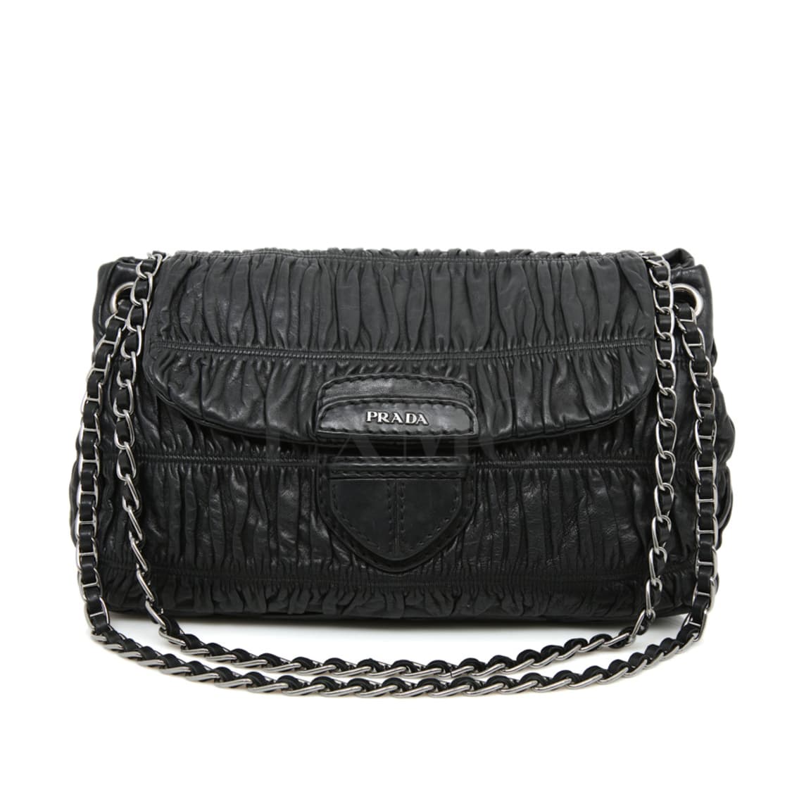 프라다 고프레 체인 숄더 B4695C 블랙 나파 크로스 상품이미지1