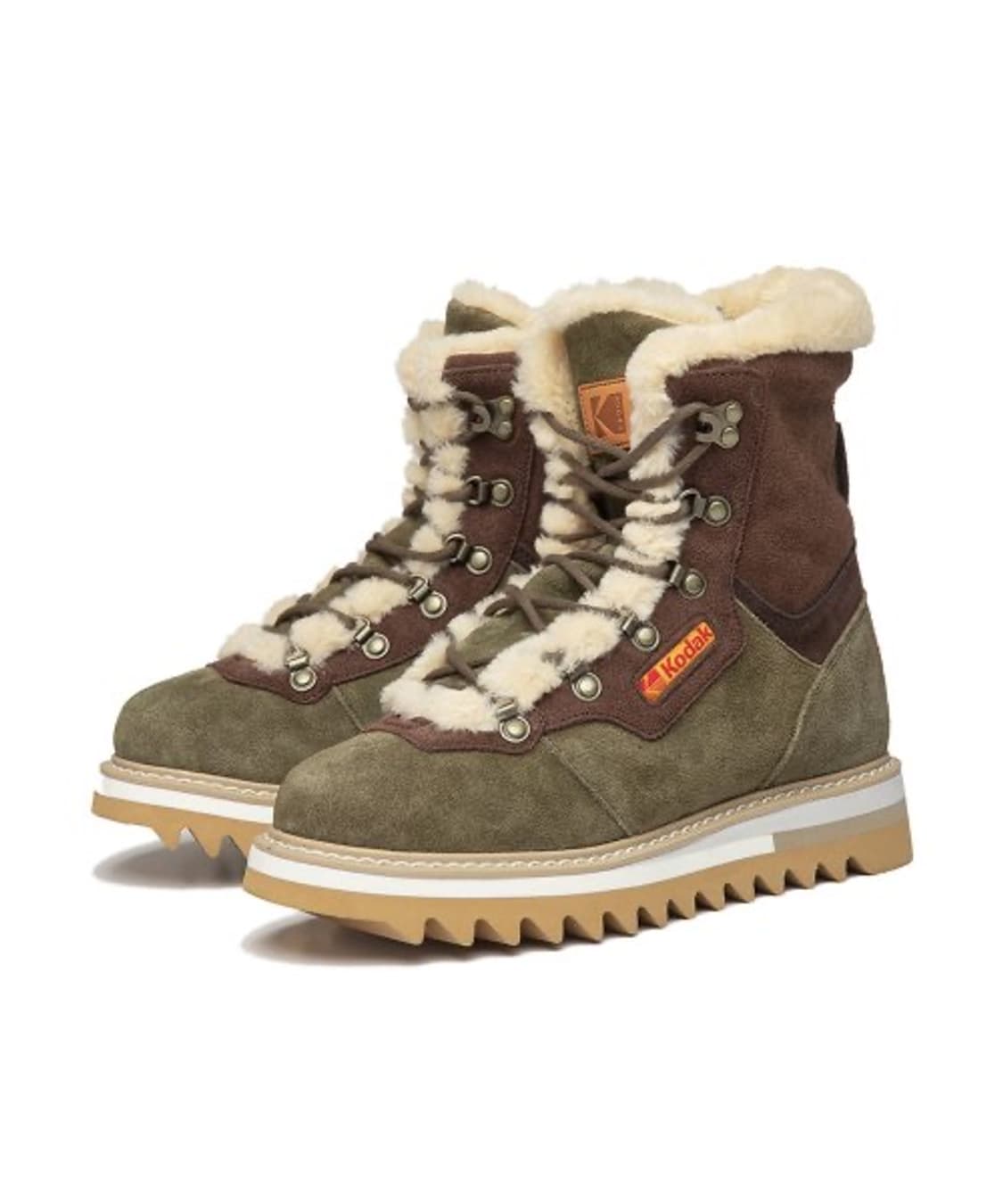 코닥 브라우니 클래식 스웨이드 퍼부츠 털신발 일본빈티지 방한화 240 상품이미지1