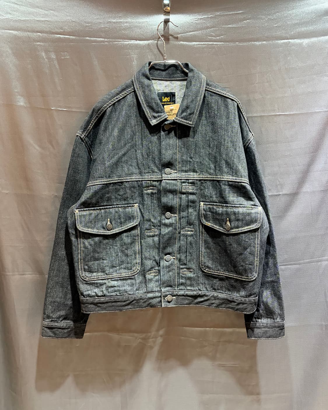 L Lee 리 투포켓 절개 흑청 데님자켓 상품이미지2