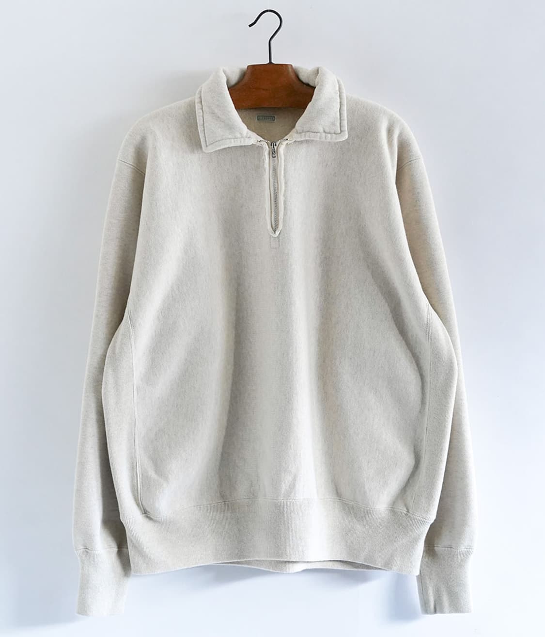 25ss 아프레쎄 빈티지 하프집업 오트밀 2사이즈 판매합니다 상품이미지2