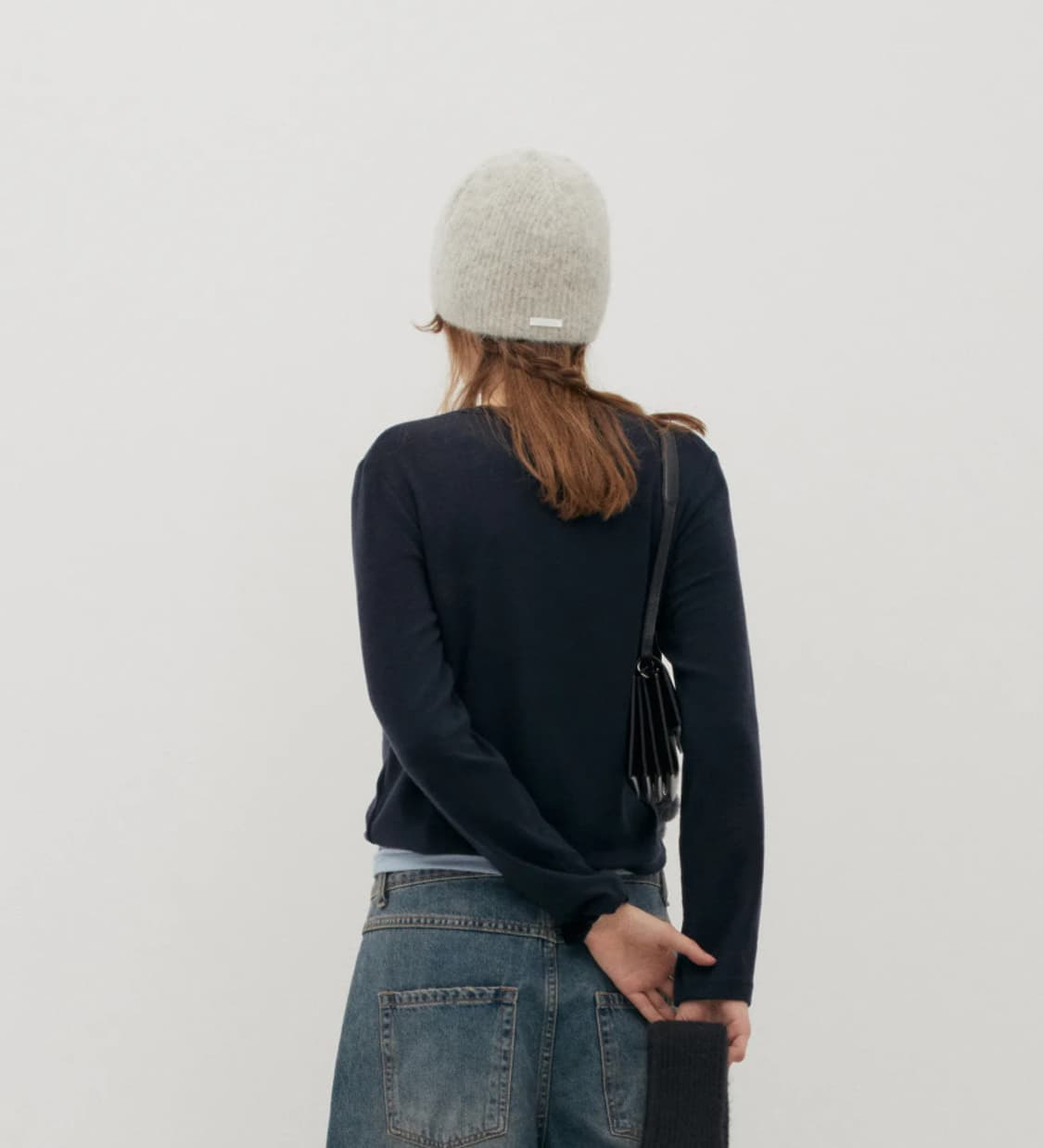 로우클래식 비니 SOFT ALPACA BEANIE_LIGHT GREY 상품이미지3