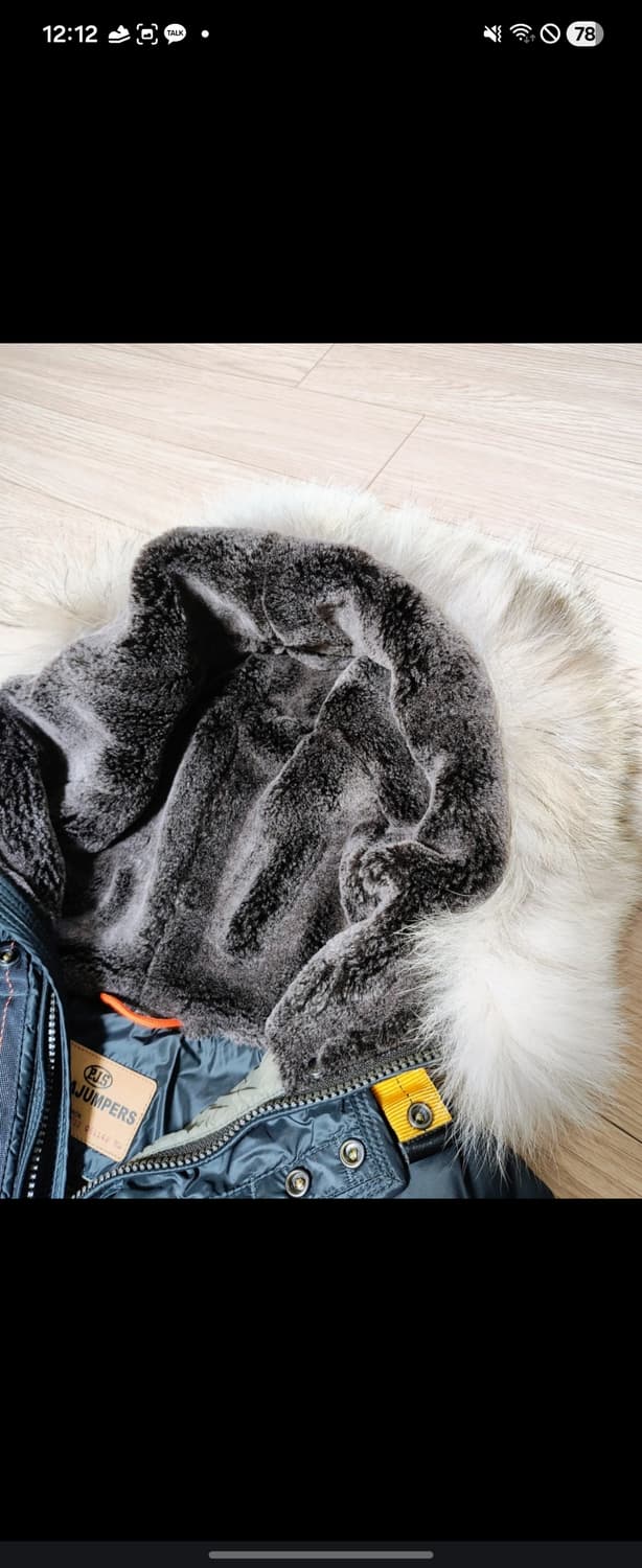 새상품 파라점퍼스 코요테퍼 다운 패딩 점퍼 S 상품이미지8