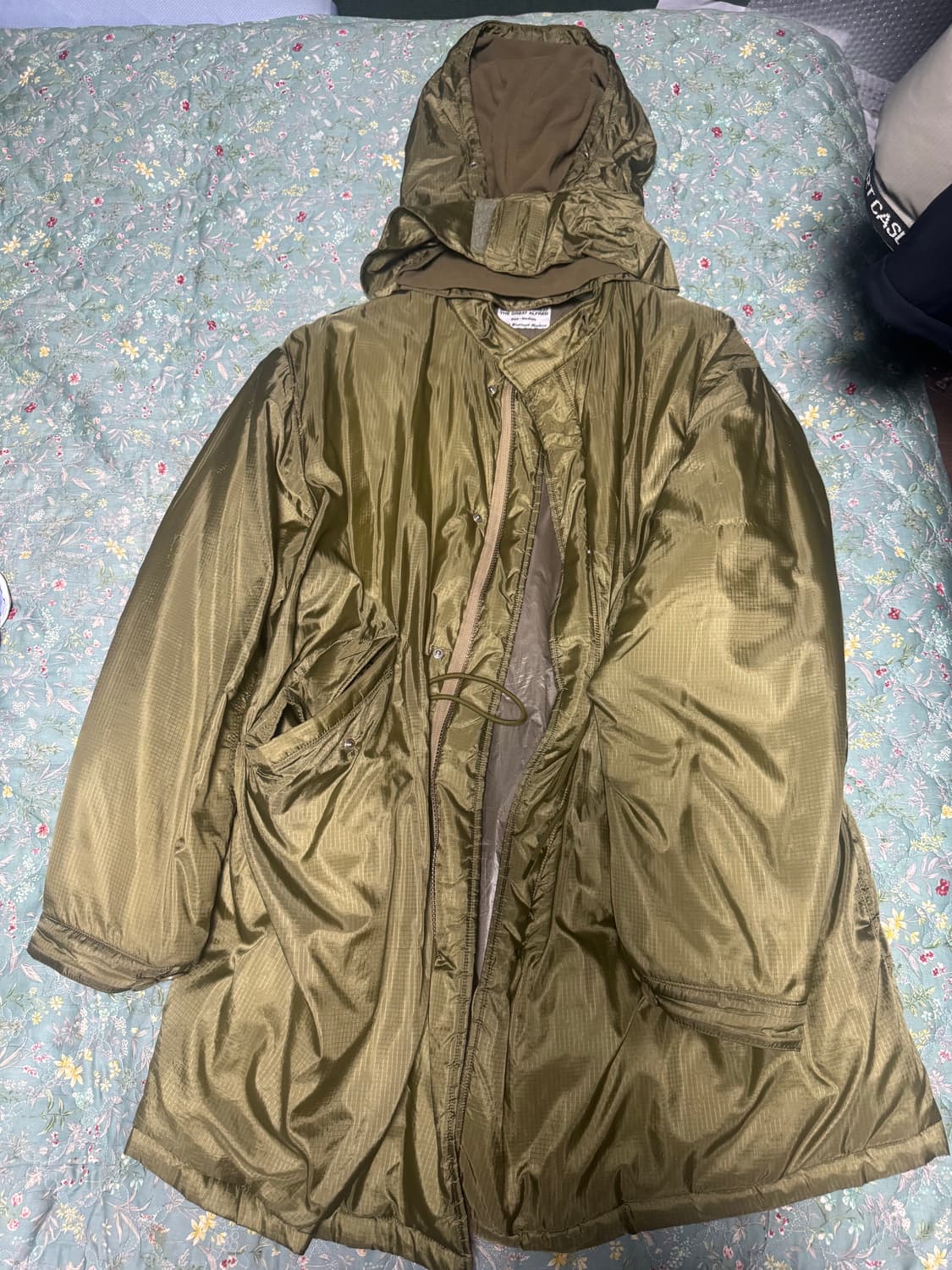 [m] 헤리티지플로스 알프레드 립스탑파카 카키 상품이미지1