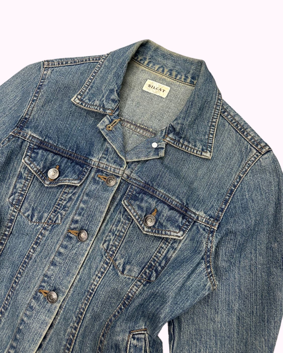 vintage fade denim trucker 상품이미지3