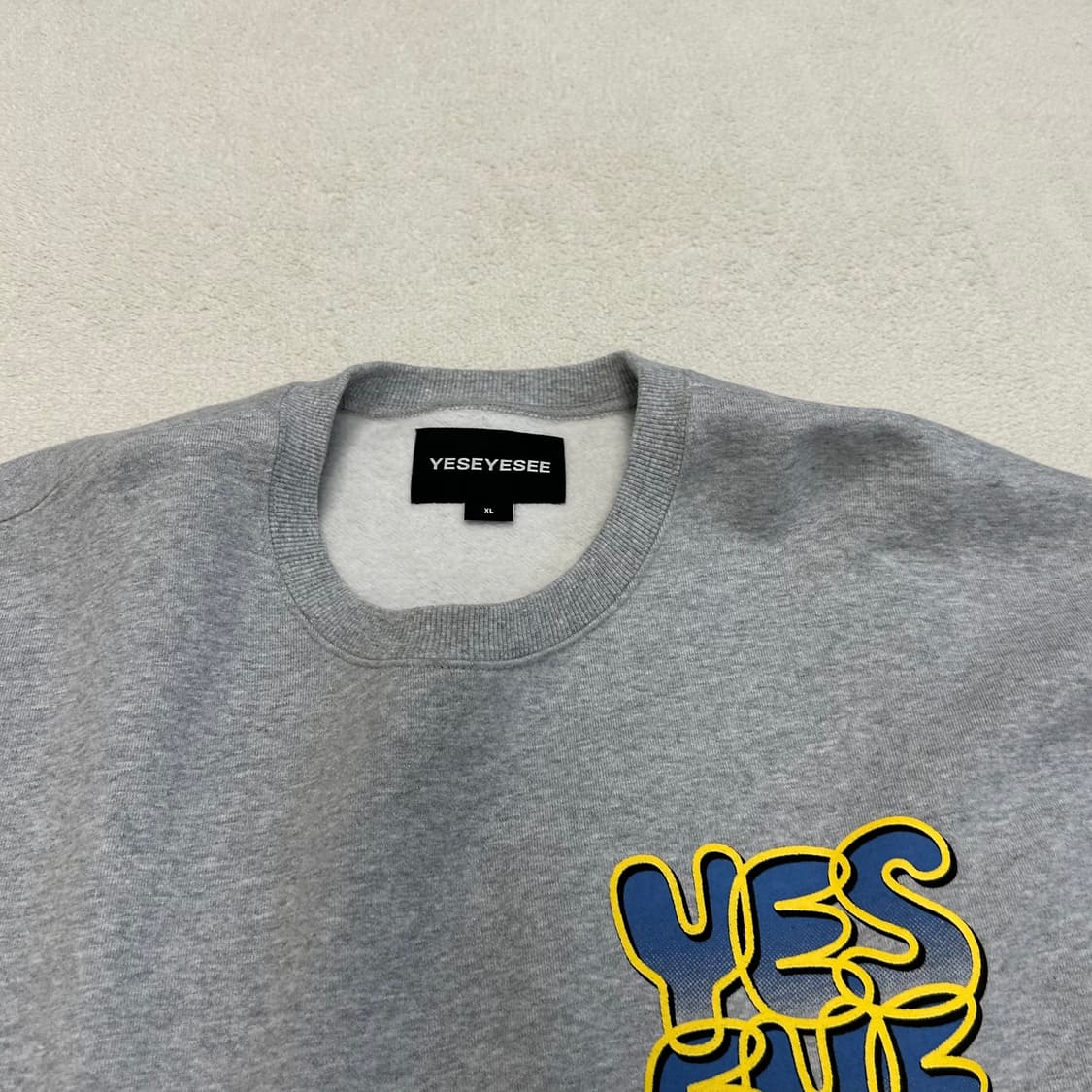 YESEYESEE gray sweatshirts 상품이미지8