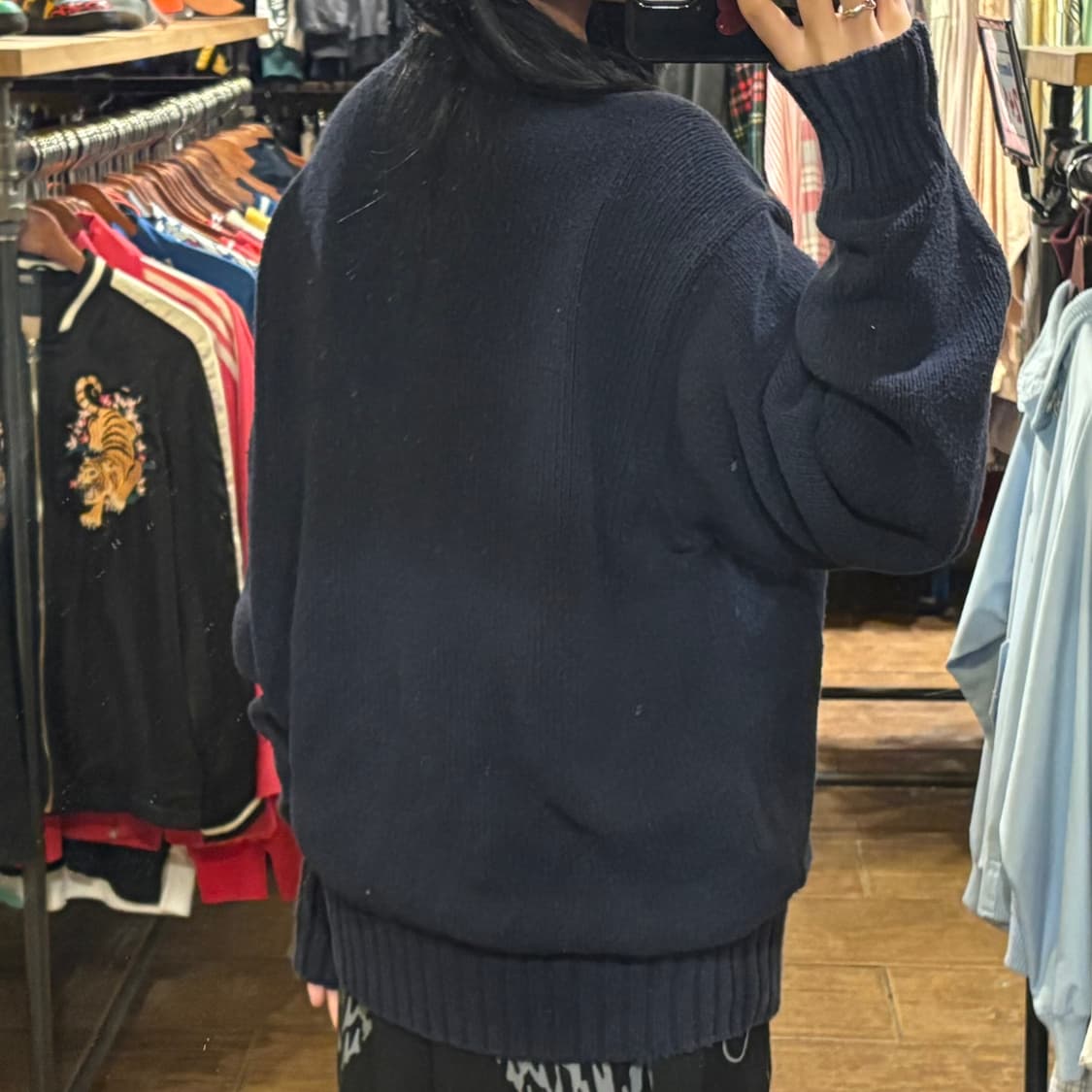 [HI] POLO 니트 네이비 상품이미지5