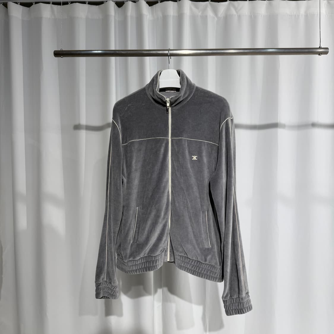 (XL) 셀린느 트리오페 벨루어 트랙 벨벳 집업  상품이미지1