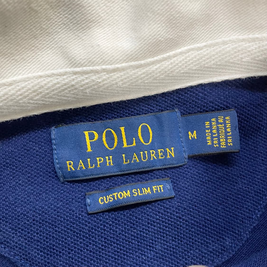 폴로 랄프로렌 스펠 로고 스트라이프 럭비티 상품이미지3