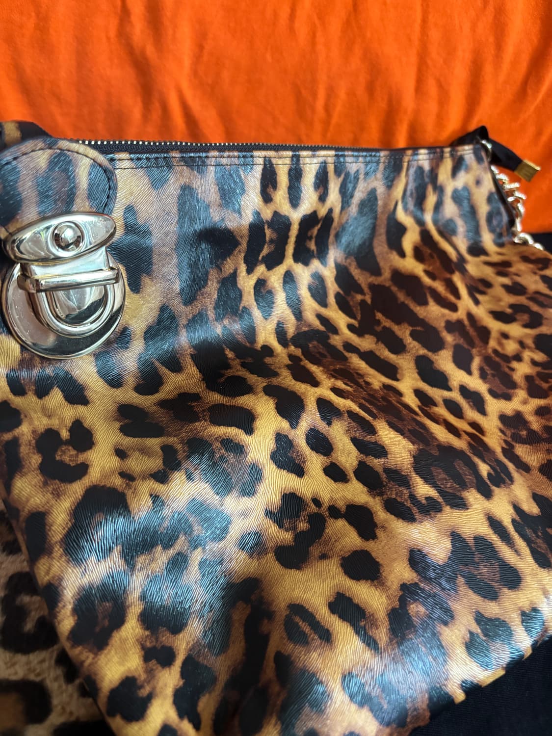 vintage leopard 2 bags metal string 상품이미지3