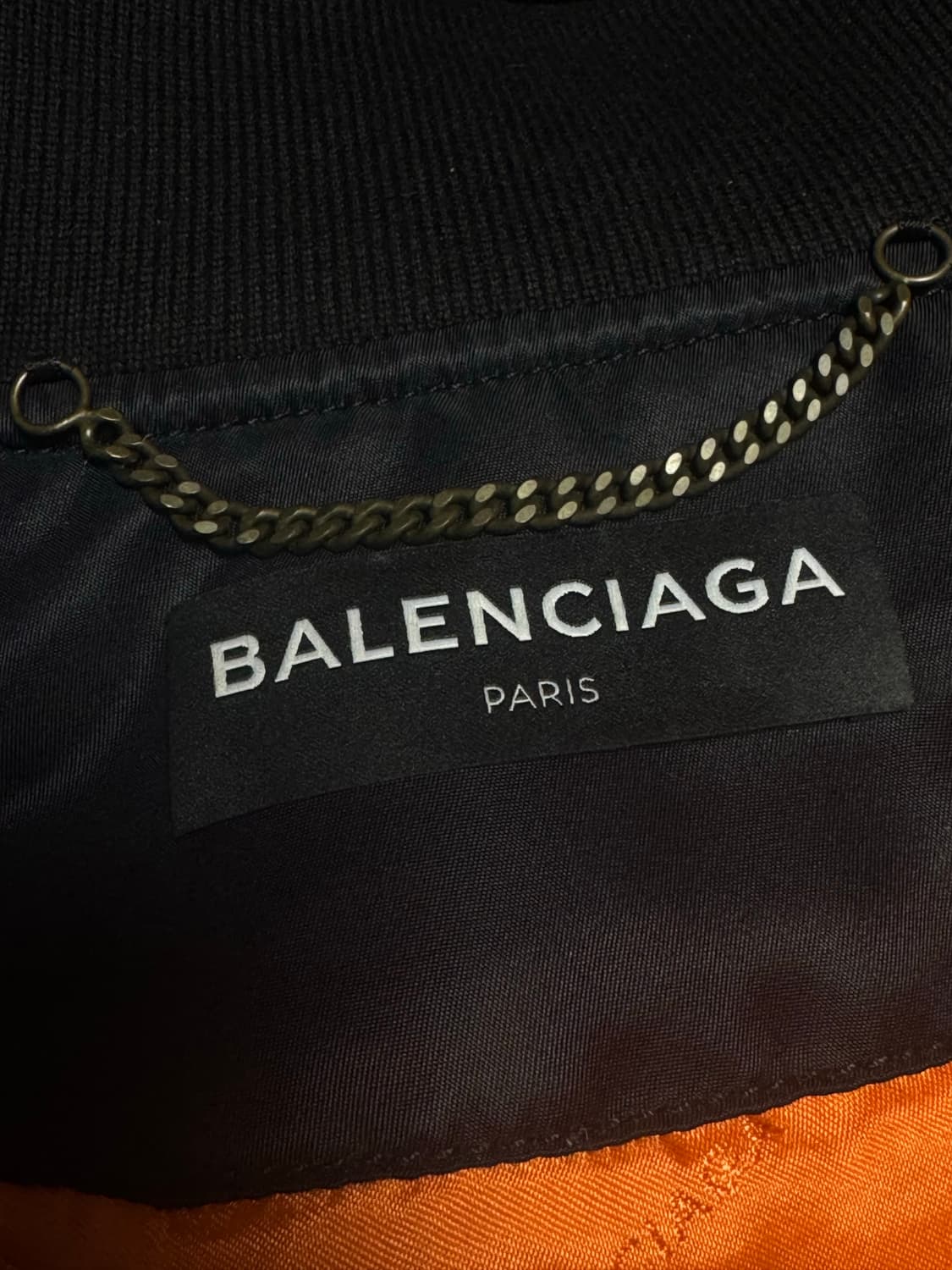 발렌시아가 17s/s 클래식 MA-1 봄버 자켓 블랙 (48) 상품이미지7