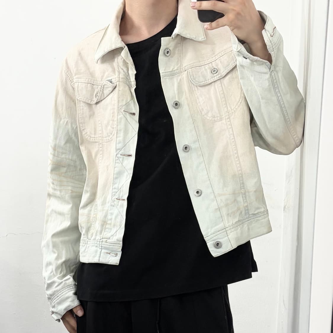 디젤 워시드 데님 자켓 상품이미지3