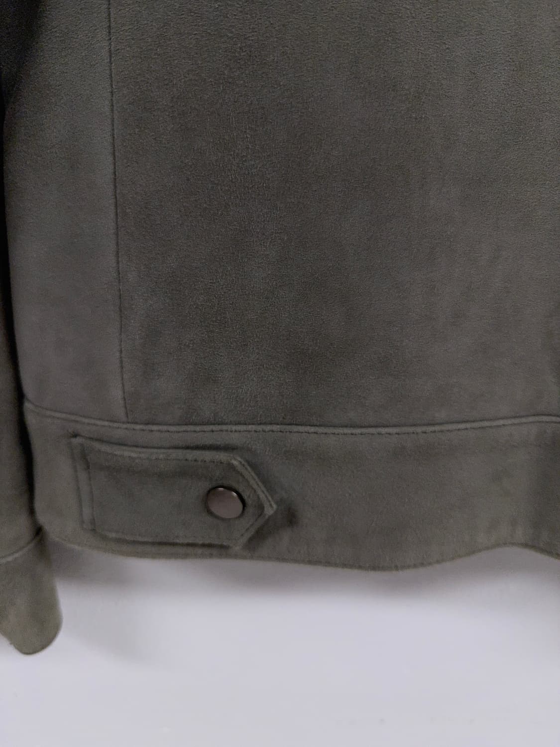 [B][95]카키 스웨이드 램스킨 자켓 상품이미지8