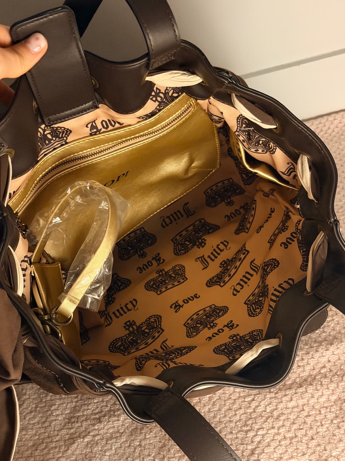 쥬시꾸뛰르 로열 데이드리머 브라운 베이비메탈클럽 베이비베어 빈티지 갸루 상품이미지2