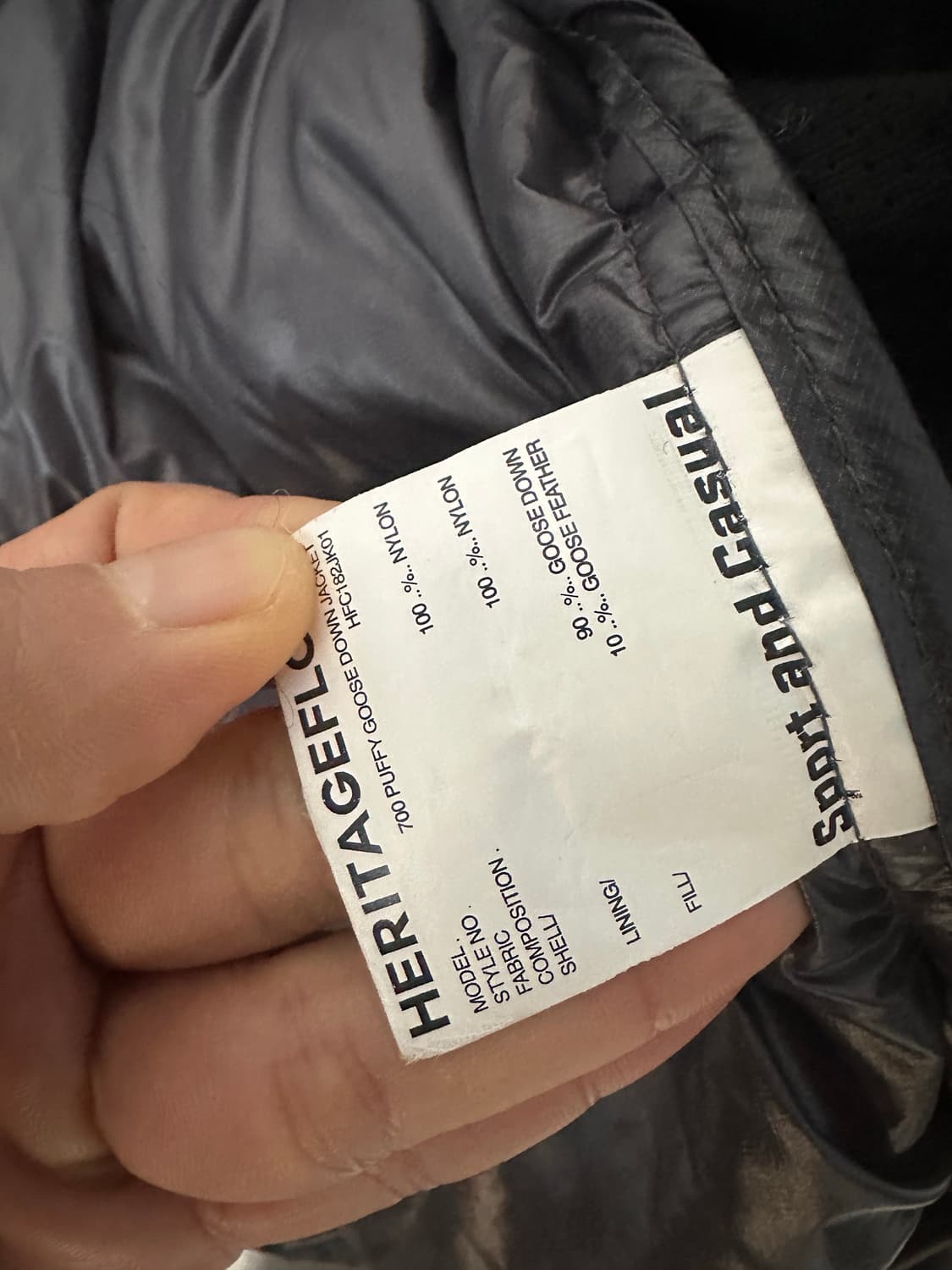 헤리티지 플로스 패딩 상품이미지3