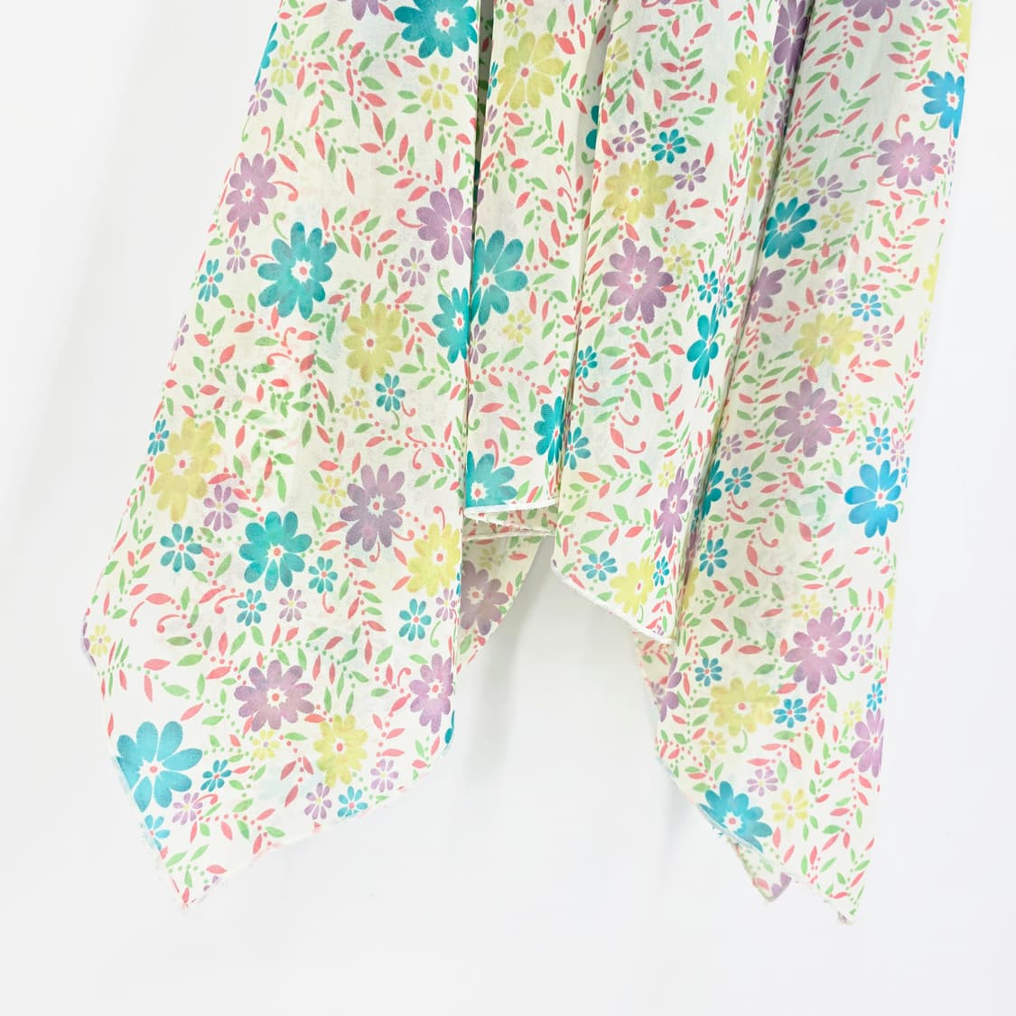 일본 빈티지 플라워 리본 페프 블라우스 (감성룩) 상품이미지9