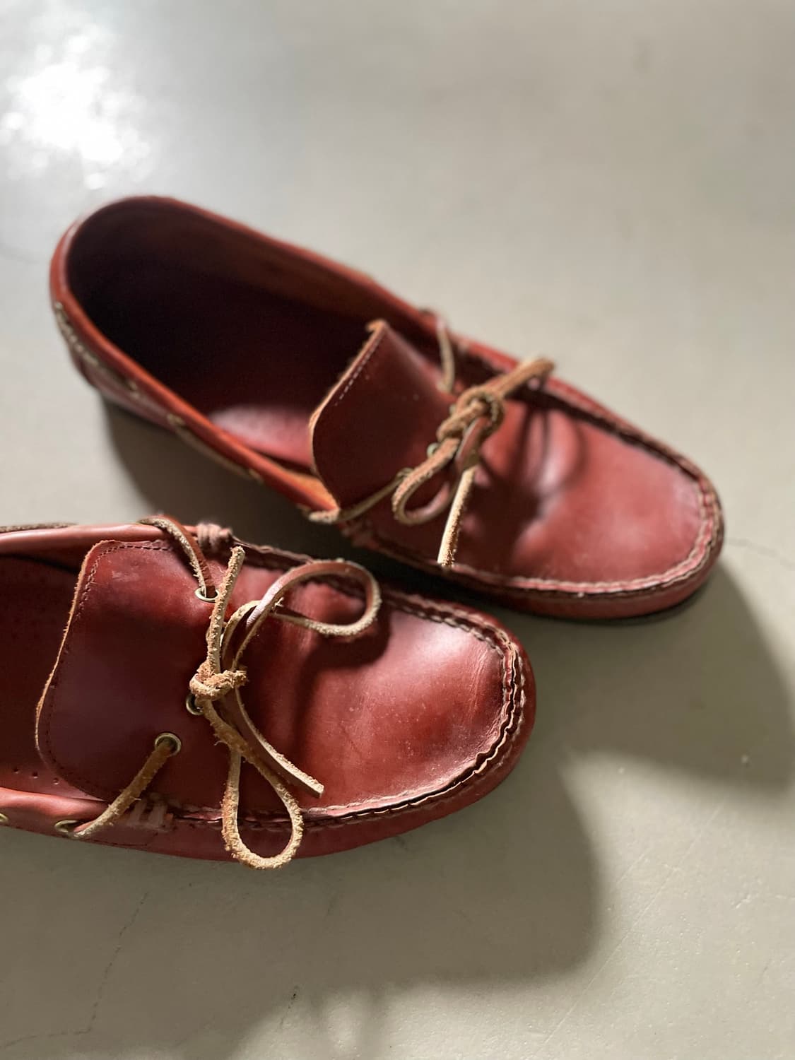 90’s Vintage Leather Driving Shoes 상품이미지3