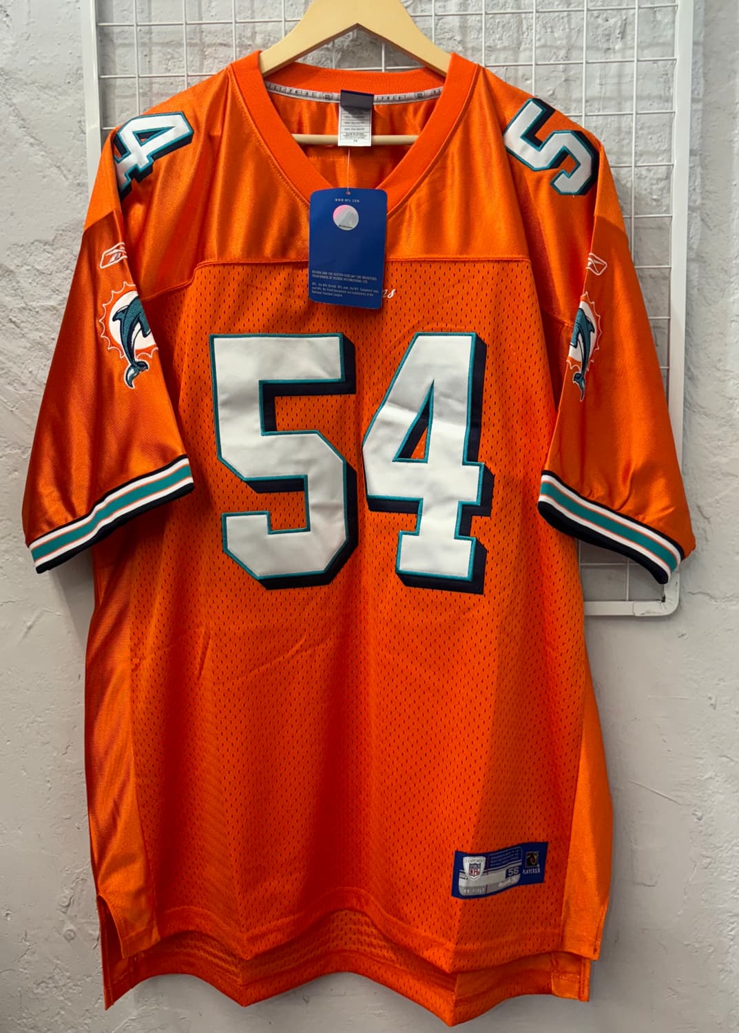 NFL X 리복 마이애미 돌핀스 유니폼 져지 2XL 상품이미지1