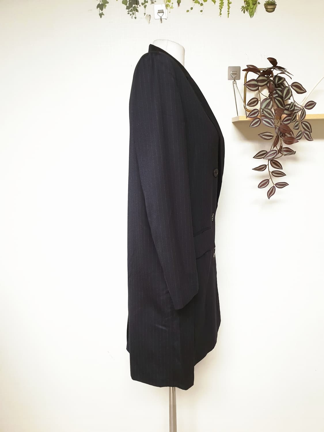 톰보이 오버핏 울자켓 44 55 블레이저 그레이 상품이미지6