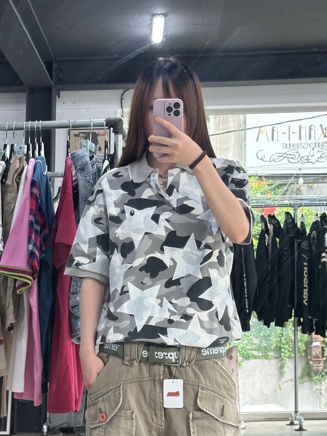 베이프 스타카모 카라반팔티셔츠 상품이미지1