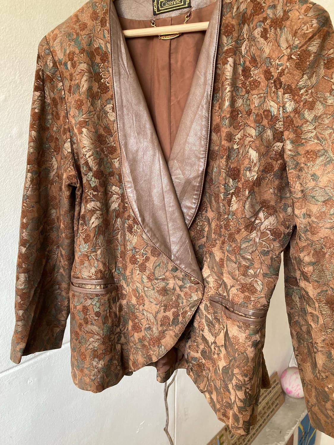 리얼 레더 패턴 자켓 상품이미지3