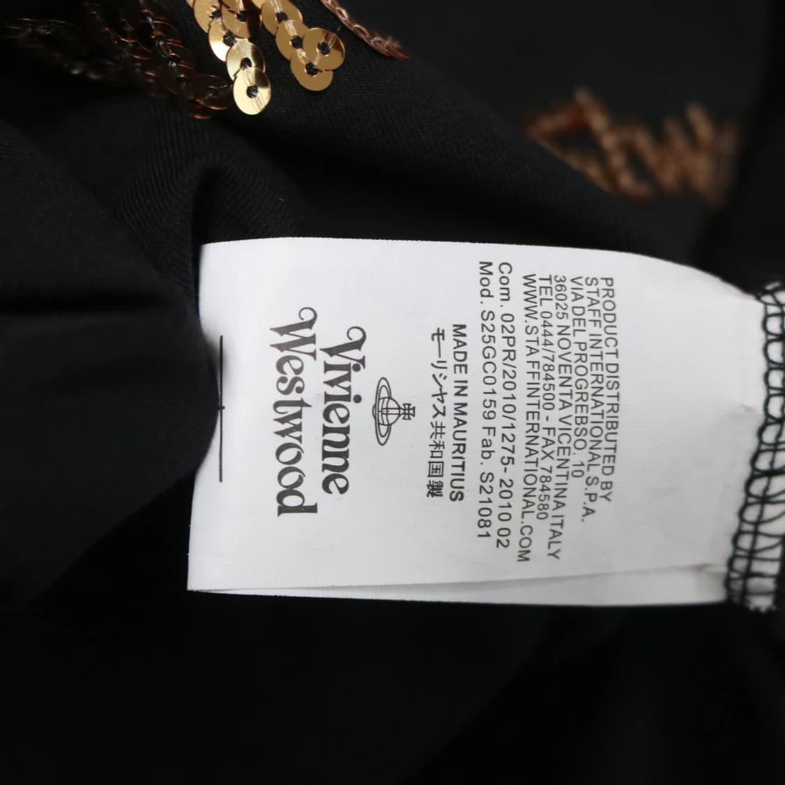 비비안웨스트우드 스팽글 반팔티셔츠 66142 상품이미지8