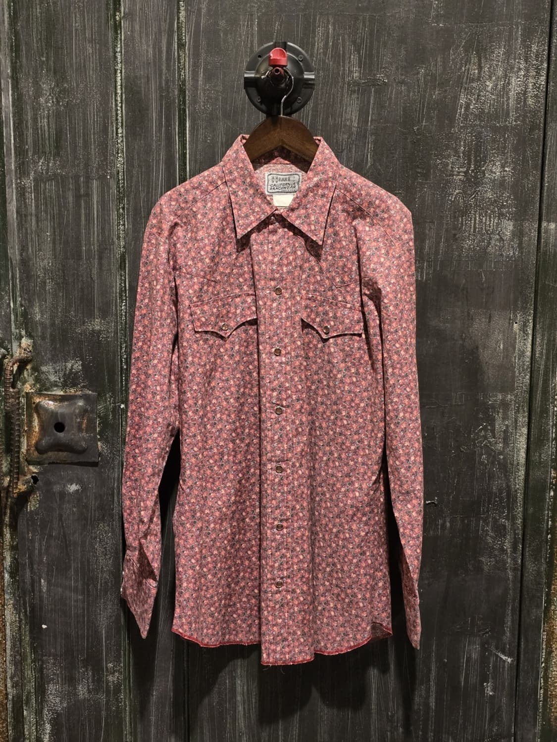 70s Floral Western Shirt / made in U.S.A 상품이미지1