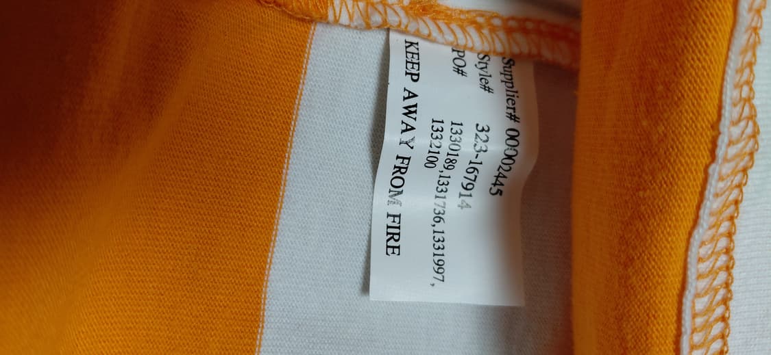 폴로 랄프로렌 럭비 셔츠 XL 오렌지 스트라이프 새상품 상품이미지8