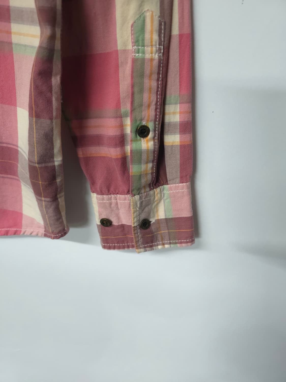 에드윈 남성 핑크체크 셔츠 100 상품이미지9