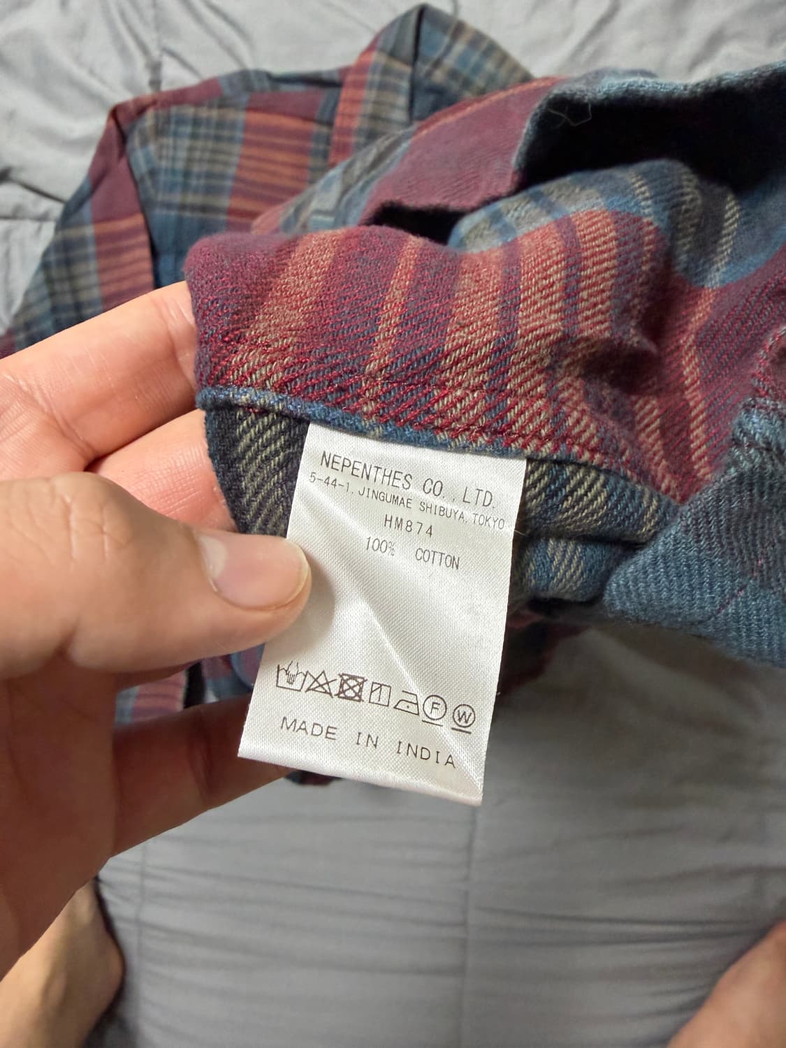 South2 West8 남이서팔 플란넬 헌팅자켓 m사이즈 팝니다 상품이미지3