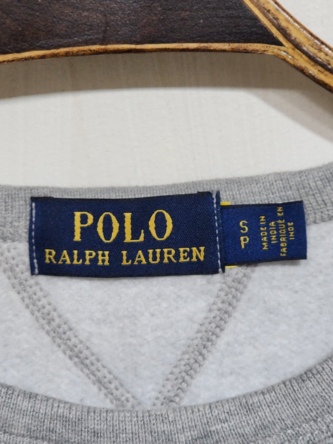 (M) 랄프로렌 폴로 맨투맨 그레이 기모 스웨트 티셔츠  상품이미지3