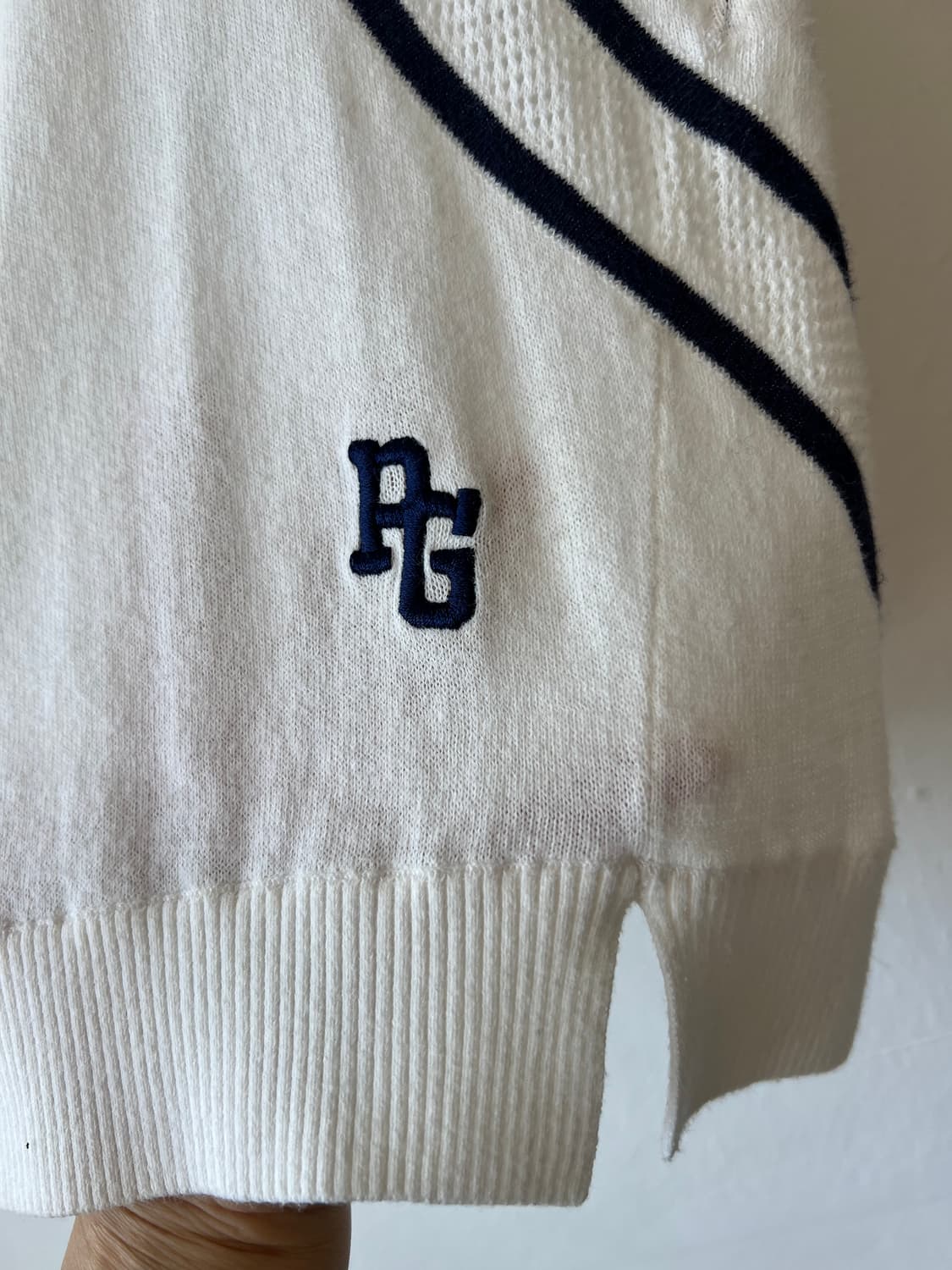 파리게이츠 여성 아이보리 골프조끼 니트조끼 상품이미지5