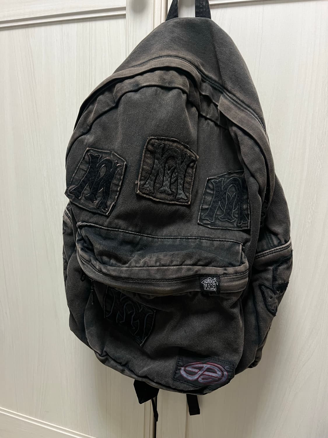 mpq washed patch backpack 상품이미지2