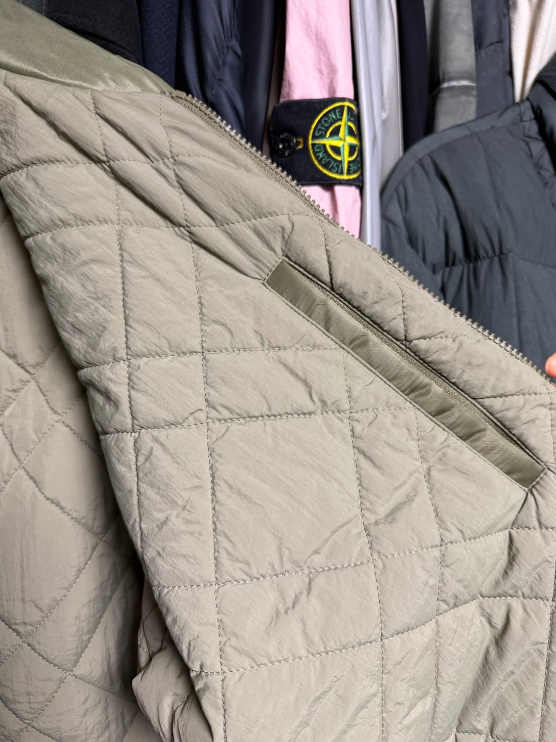 [m] 이지 시즌 1 카키 나일론 봄버 자켓 yeezy season1 상품이미지6