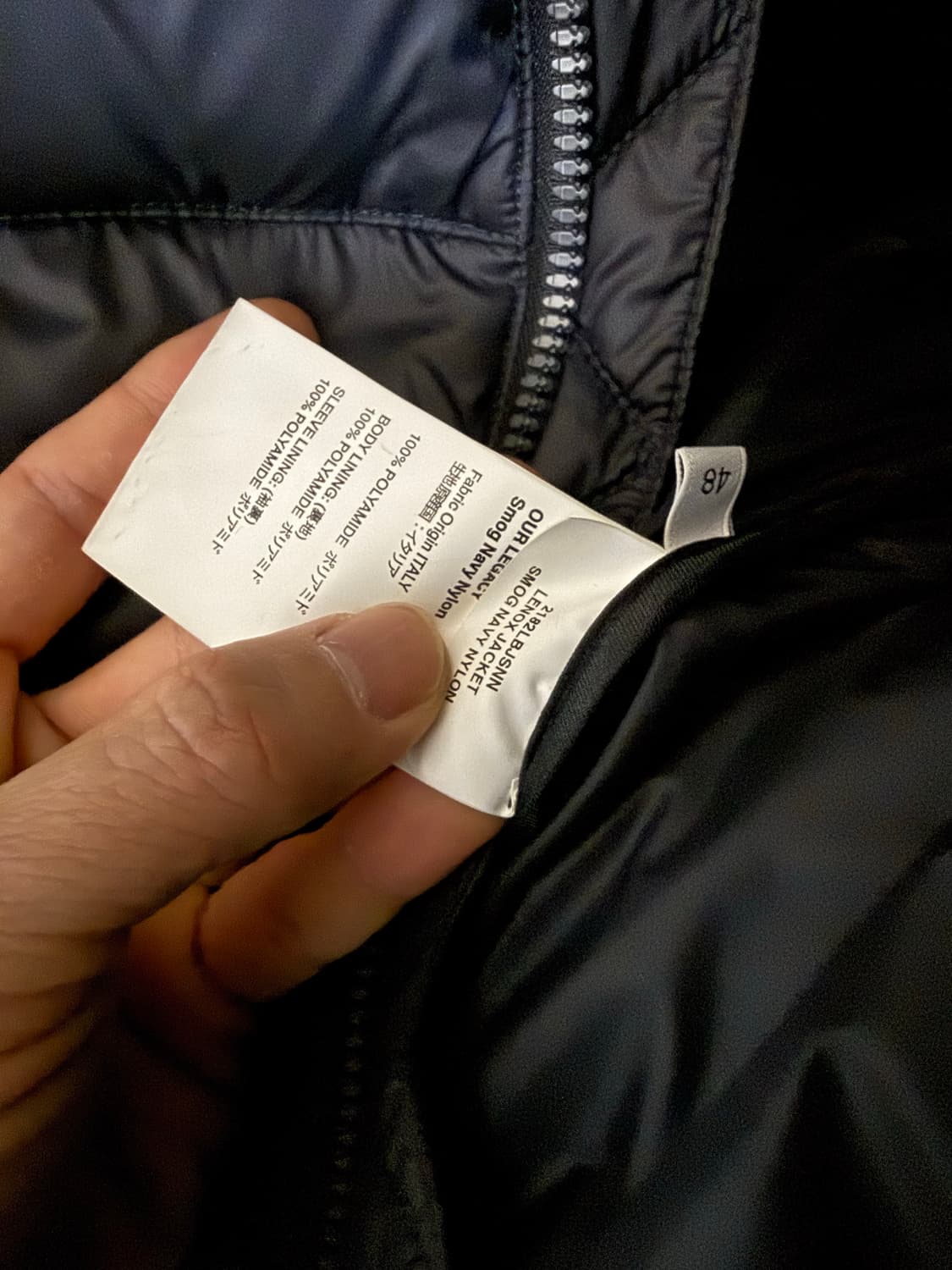 아워레가시 레녹스 패딩 스모그 네이비 48 상품이미지6