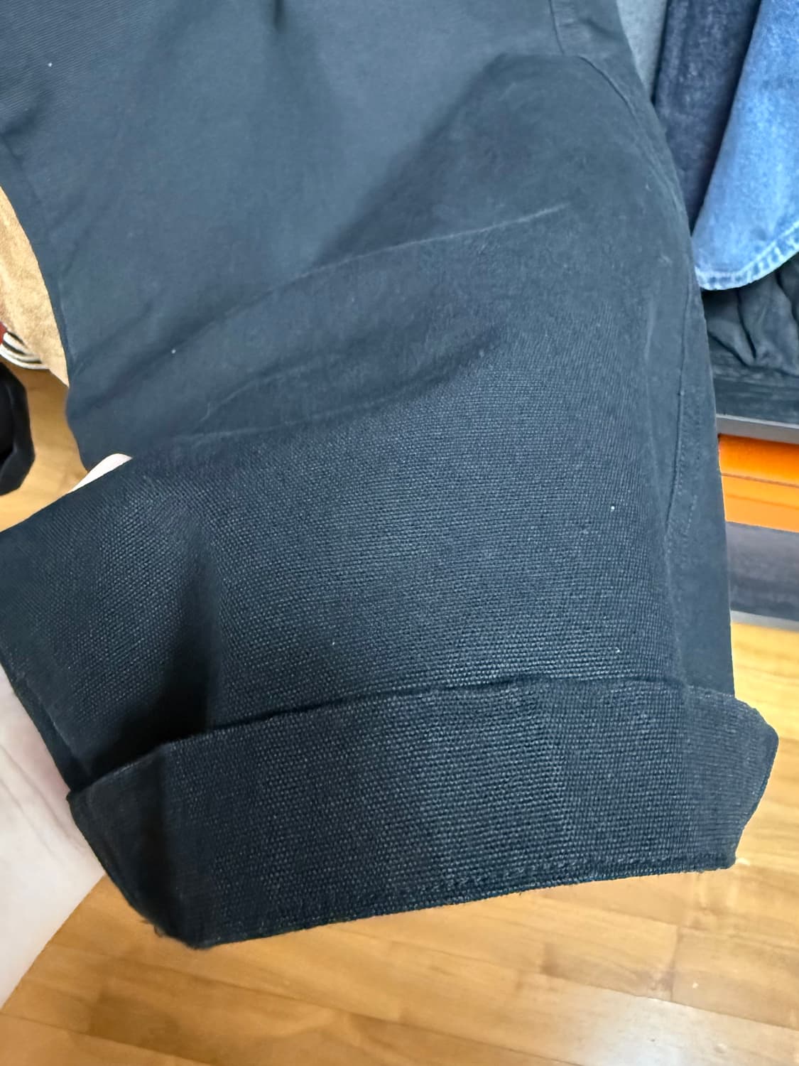 aieul 아이엘 P Stitch Trouser_Black 48 상품이미지3