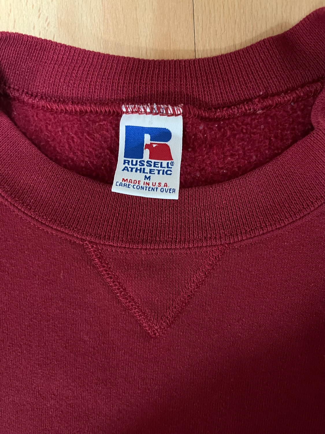러셀 애슬레틱 90s 빈티지 스웻셔츠 레드 상품이미지4