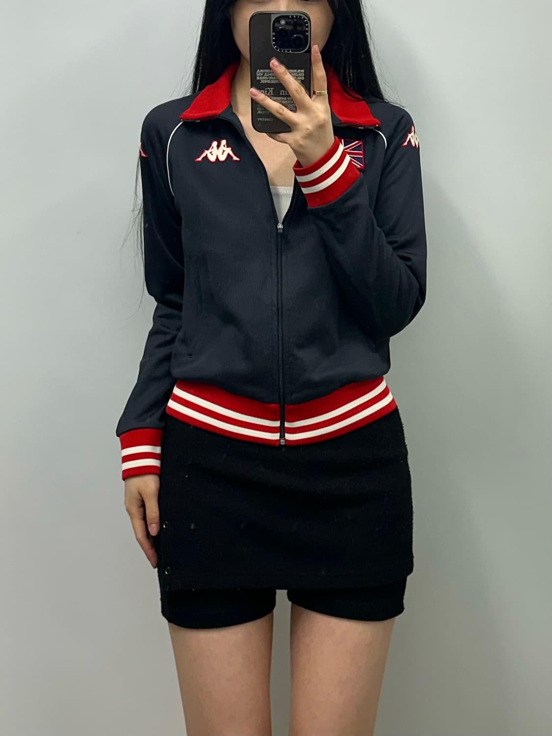 카파 y2k 와투케 영국 네이비 트랙 져지 상품이미지1