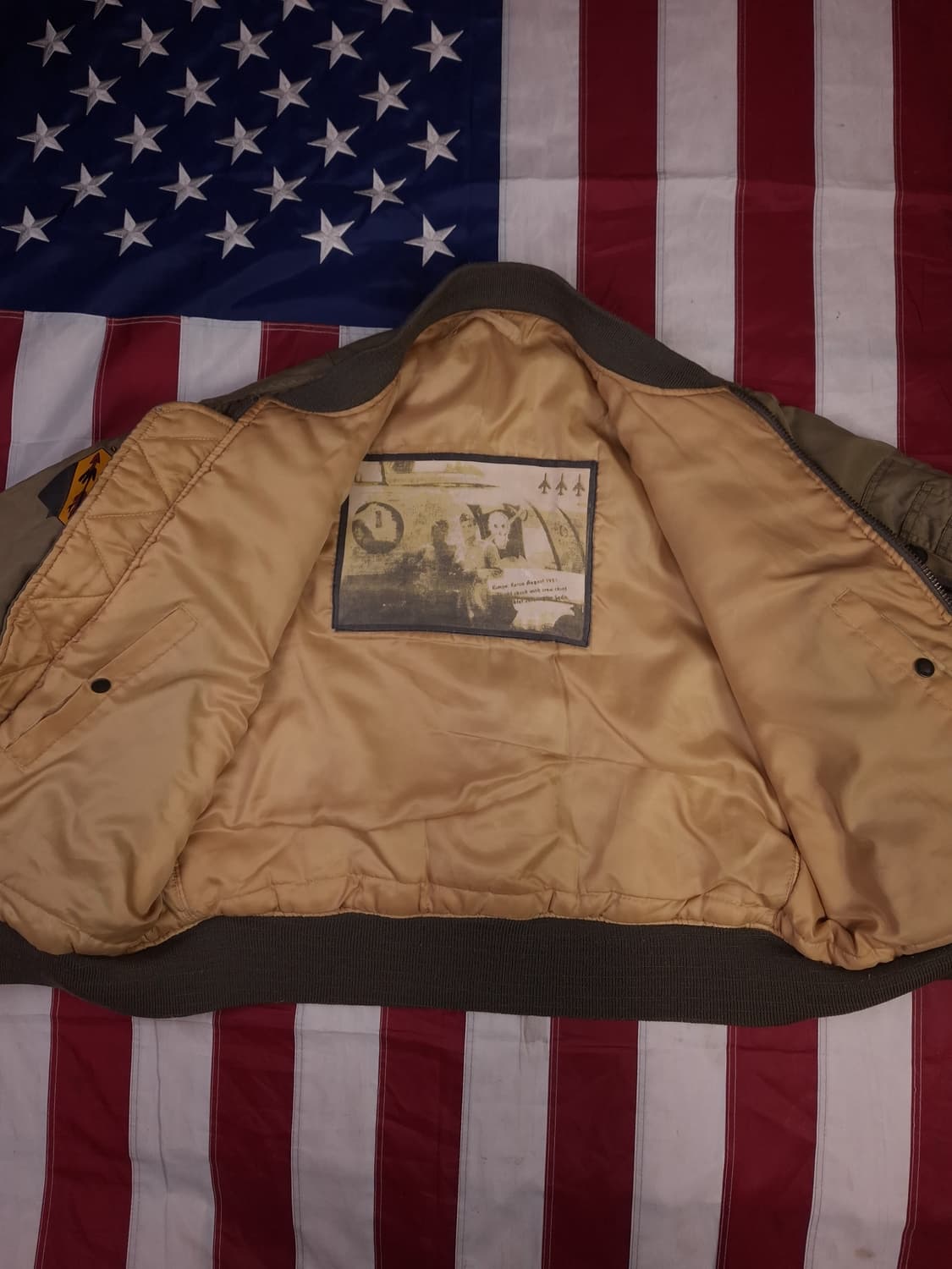 오리지날 80's 아비렉스 한국전쟁기념 MA-1 항공 자켓 상품이미지10