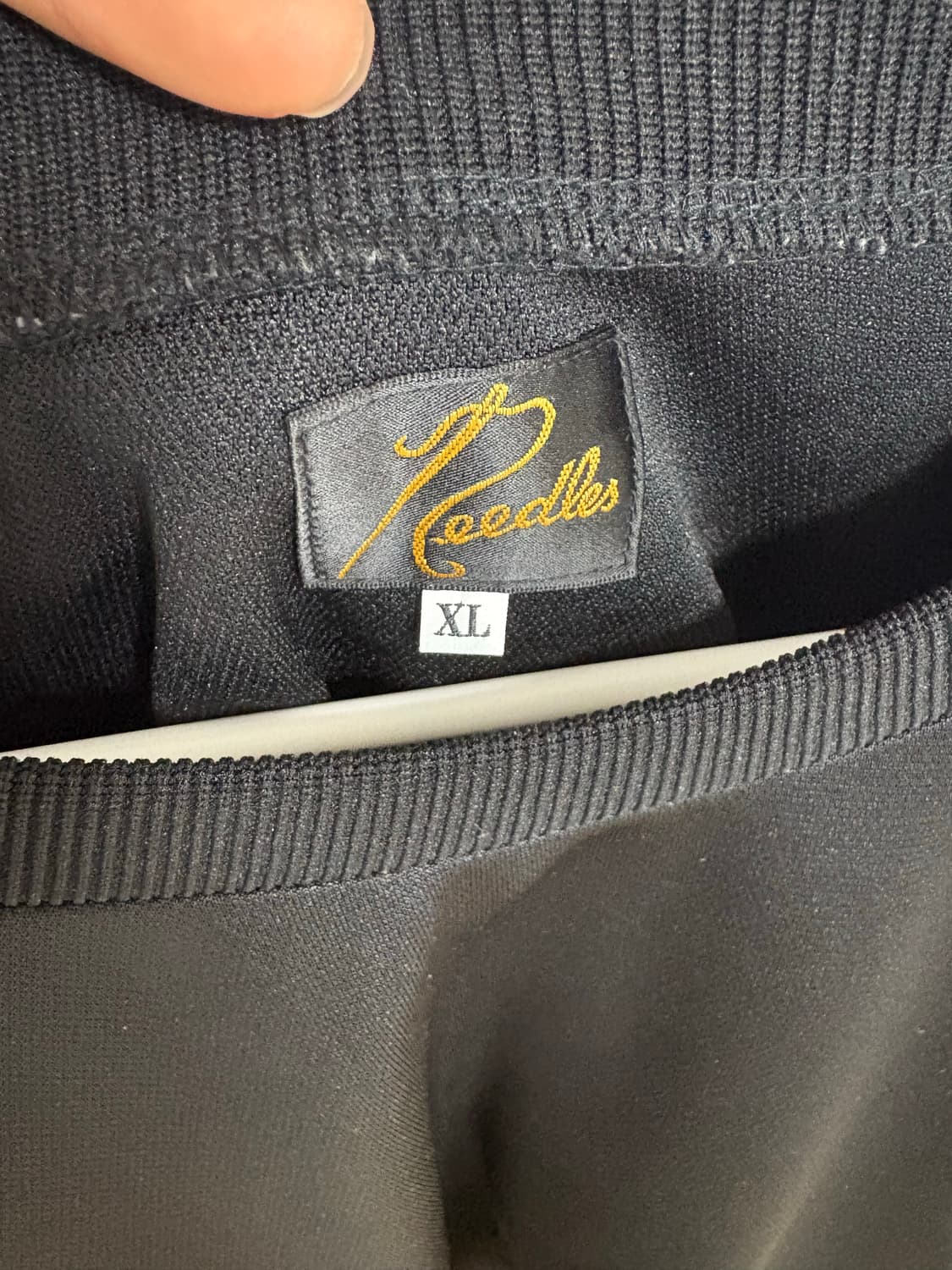 니들스 트랙 크루넥 폴리 스무스 블랙 상품이미지2