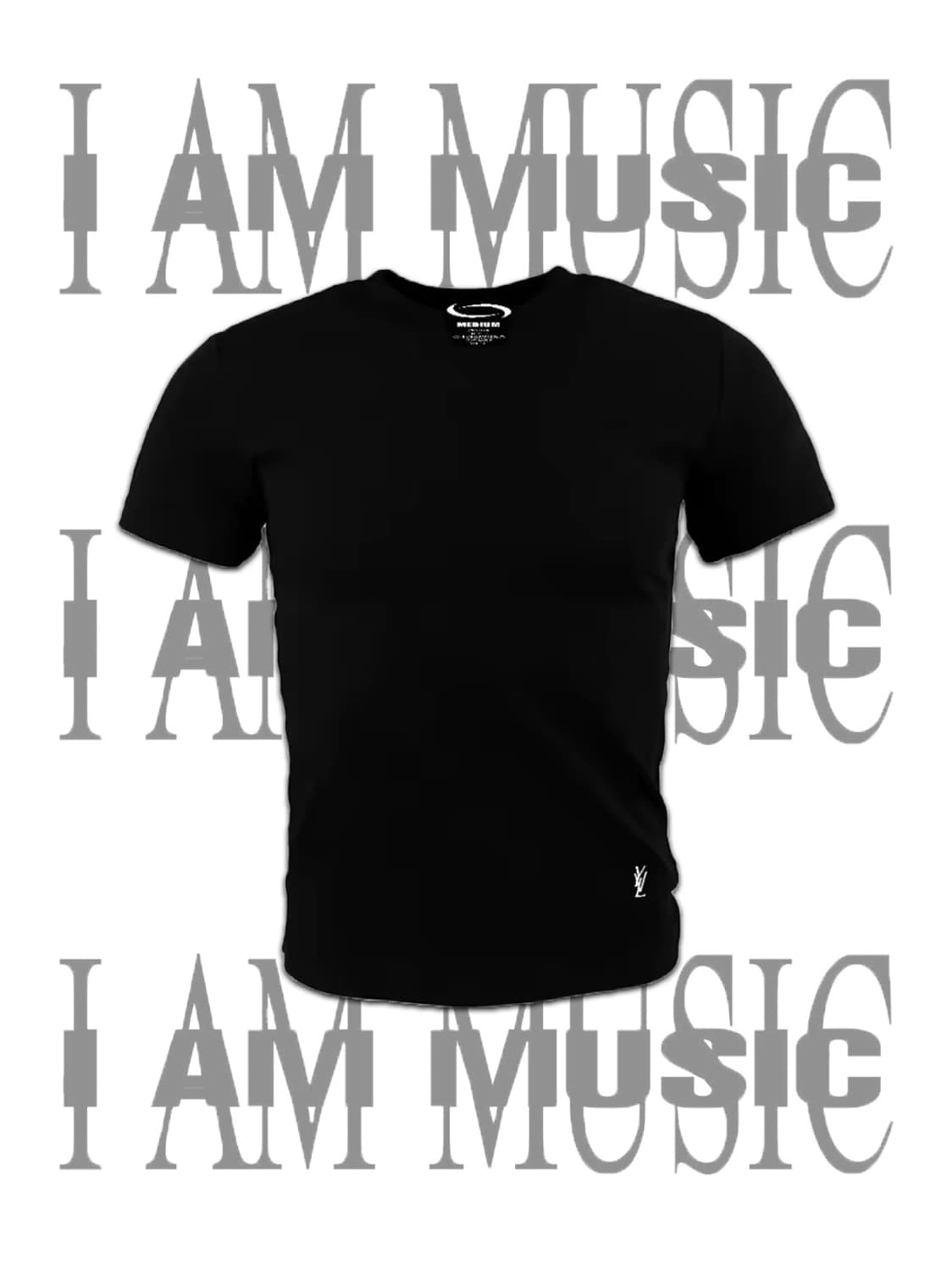 YVL 슬림핏 상의 (블랙) 상품이미지1