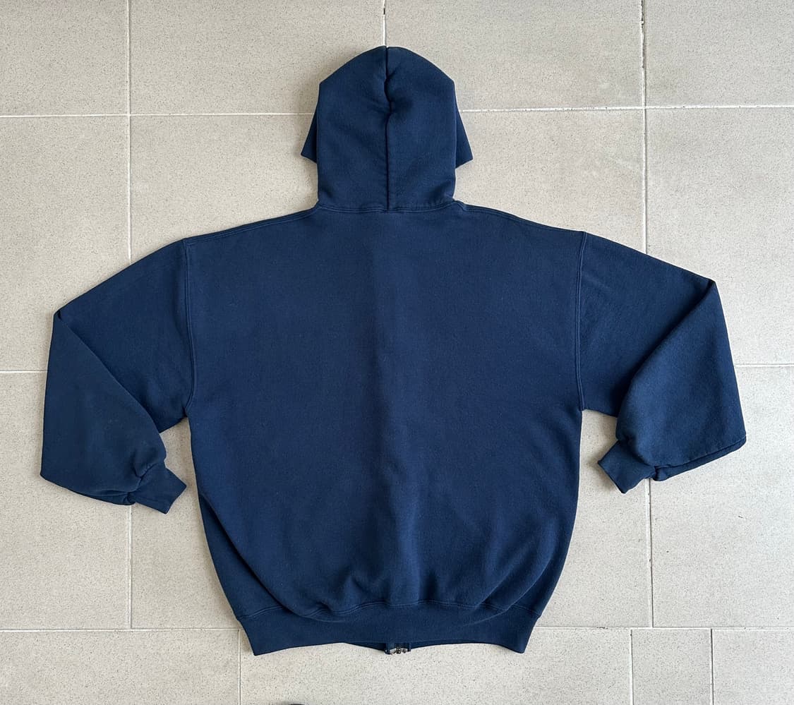 90s 빈티지 러셀 후드집업 네이비 XL USA 상품이미지2