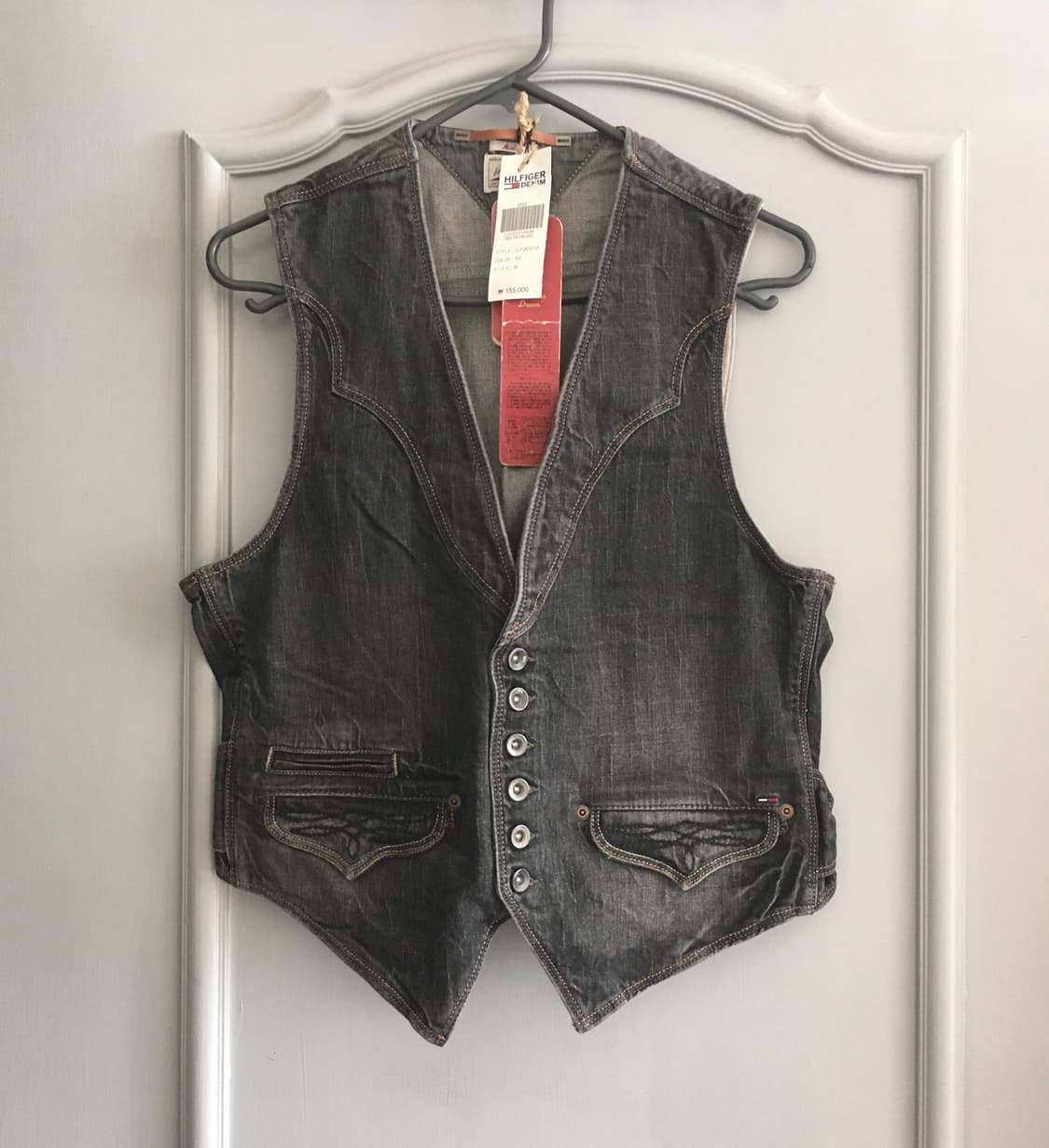 타미힐피거 빈티지 데님 조끼 베스트 새상품 m사이즈 상품이미지1