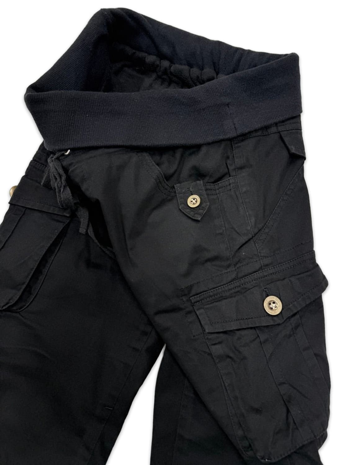 빈티지 00‘s 포켓 디테일 블랙 카고 팬츠 상품이미지5