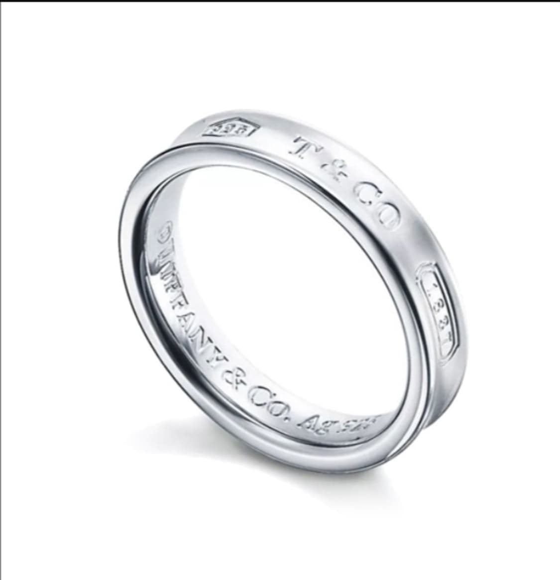 최저가)정품 티파니앤코 1837 네로우링 us6호 (국내11-12호) 상품이미지1