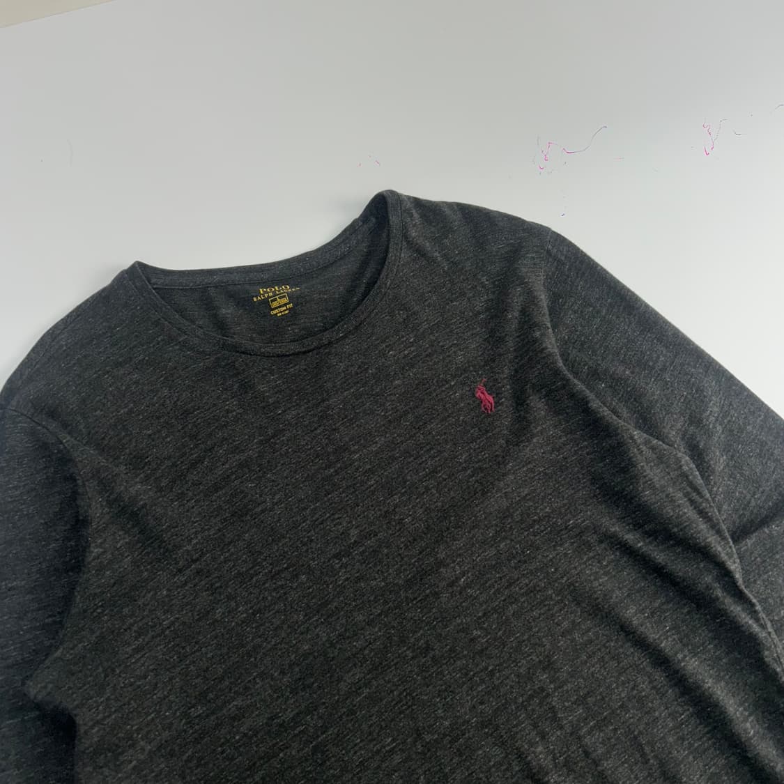 Polo 버건디 포니 차콜 롱슬리브 상품이미지4