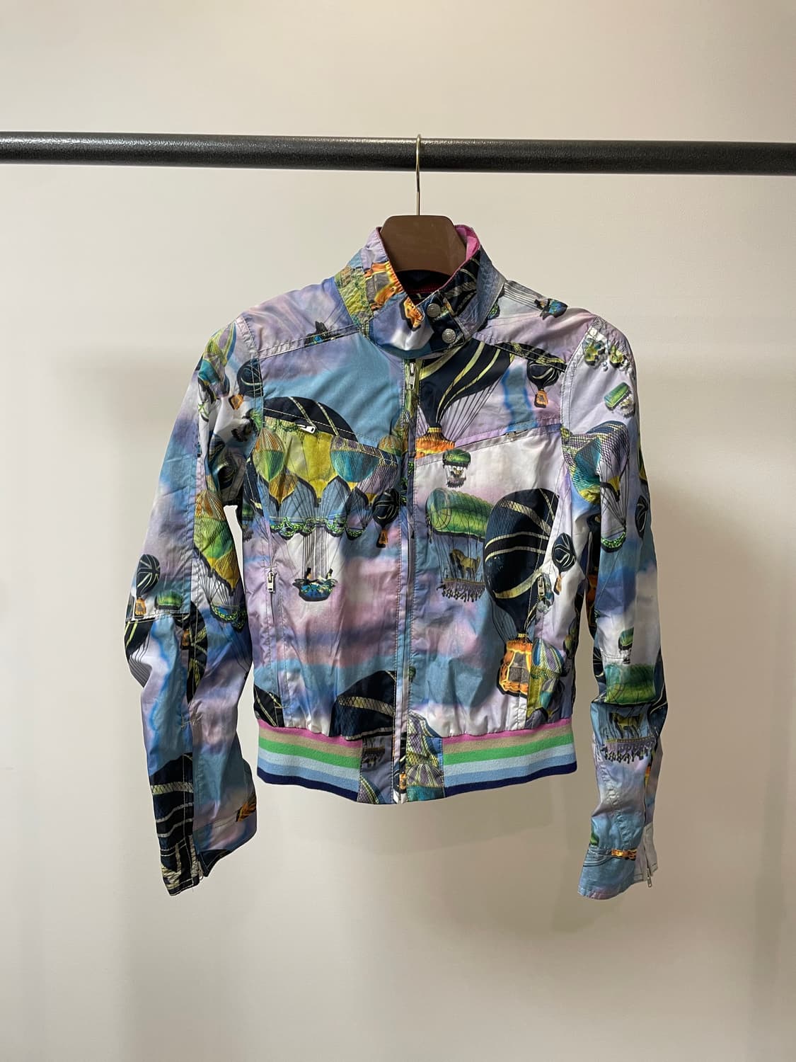 (38) Oilily 오일릴리 포인트 패턴 블루종 자켓 상품이미지1