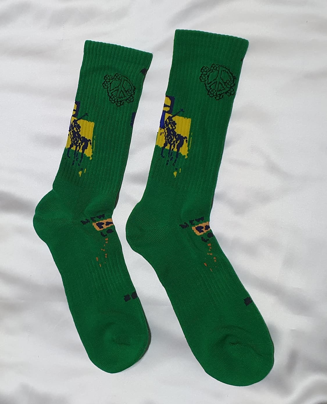 블루 옐로우 화이트 그린 폴로 랄프로렌 양말 상품이미지10