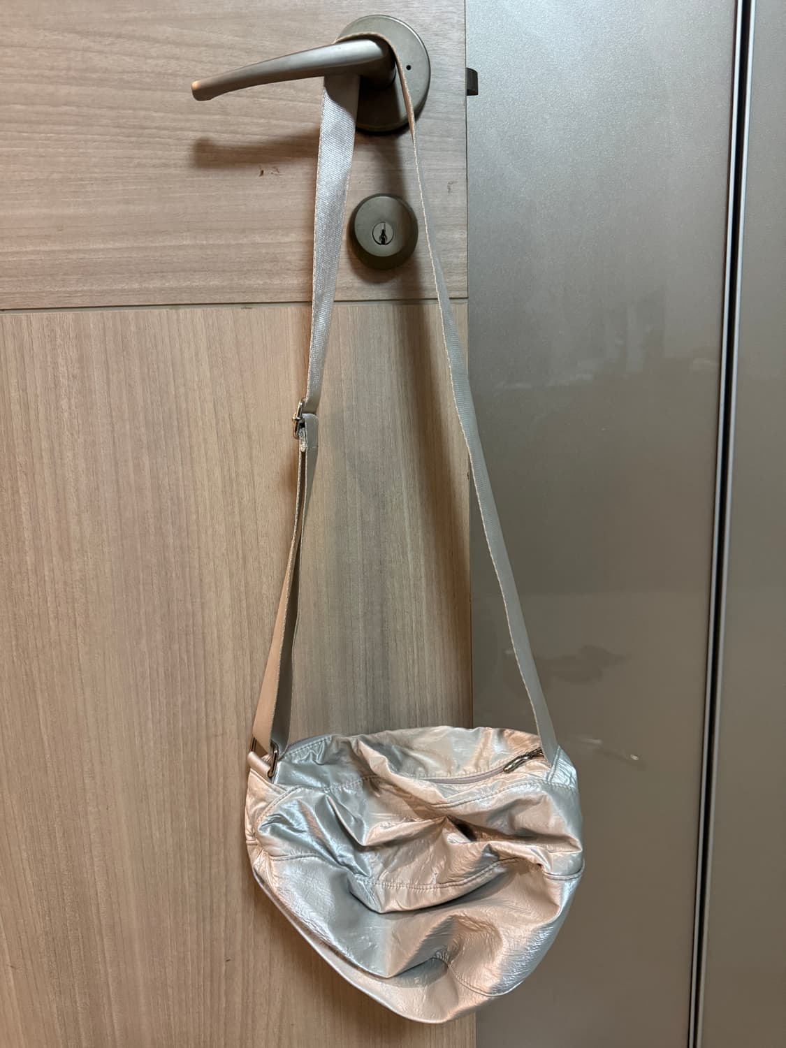 글로시 펌킨 백 실버 상품이미지2