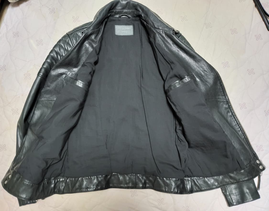 올세인츠 양가죽 콘로이바이커자켓 상품이미지3